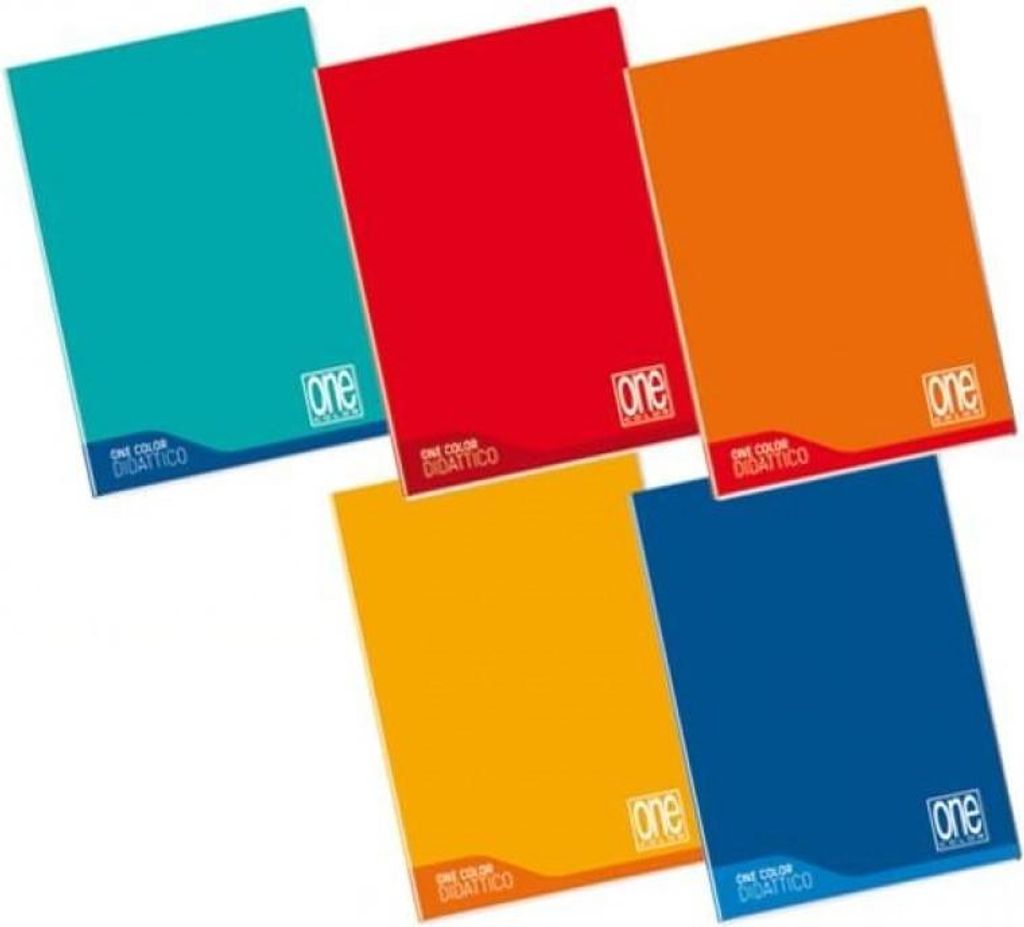 Blasetti One Color MAXI Notizbuch A4 19 Blätter Mehrfarbig