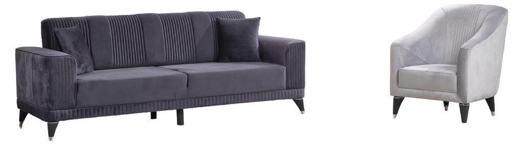 Sofagarnitur 3+1 Sitzer Sessel Garnitur Modern Relax Sessel Möbel Neu Luxus