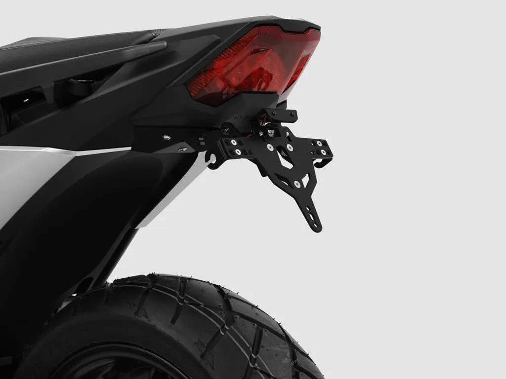 Portatarga ZIEGER Pro Honda NC 750 X Svizzera - Kit Completo Alluminio