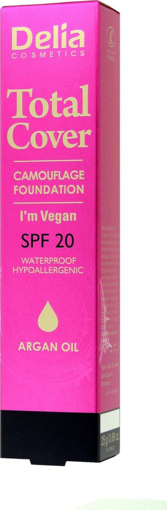 DELIA COSMETICS Hypoallergene Total Cover Foundation LSF 20 Nr. 52 25 g