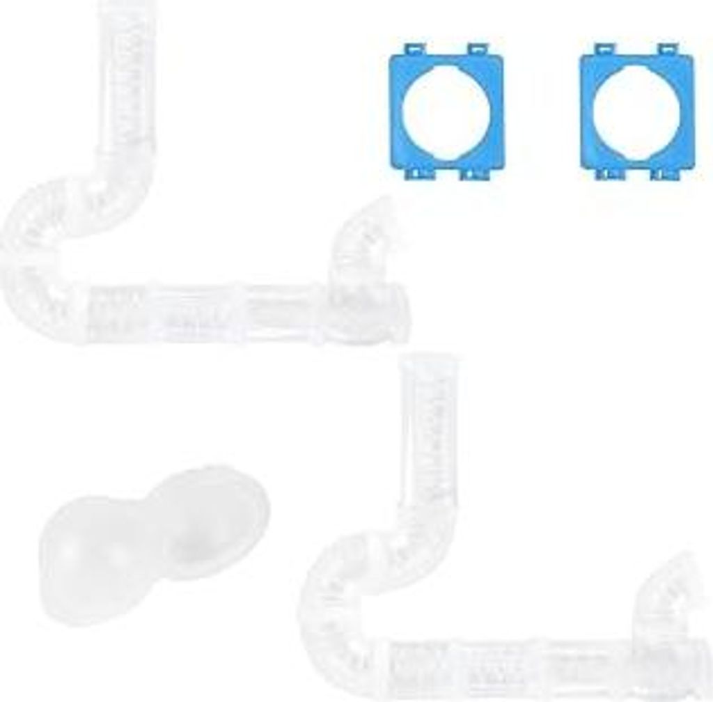 2 Hamsterröhren Kits, DIY Hamstertunnel Abenteuer Externes Rohr, Transparente Verbindung Track Ratte Spielzeug Hamsterkäfig Zubehör für Hamster...