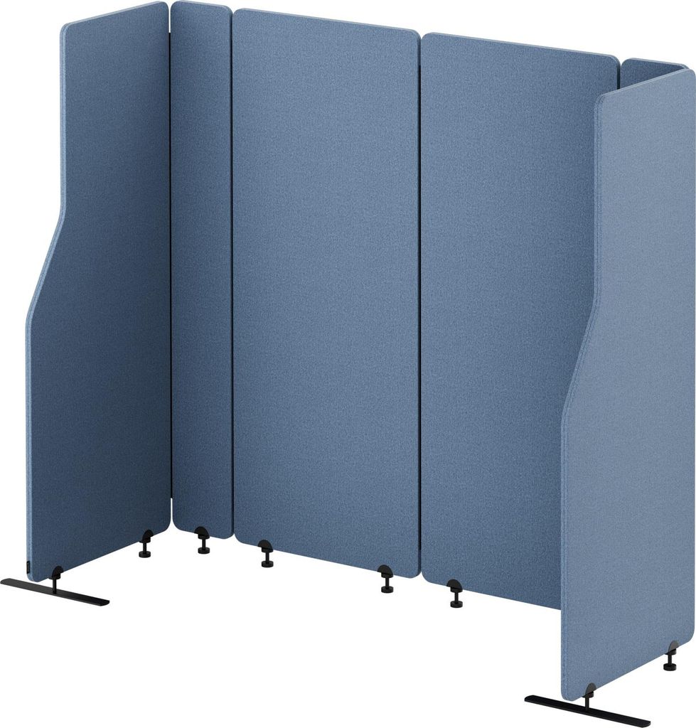 Akustik Trennwand Büro Schallschutz Raumteiler Paravent Sichtschutz Jan Nowak Frozen Lake 280/145 cm