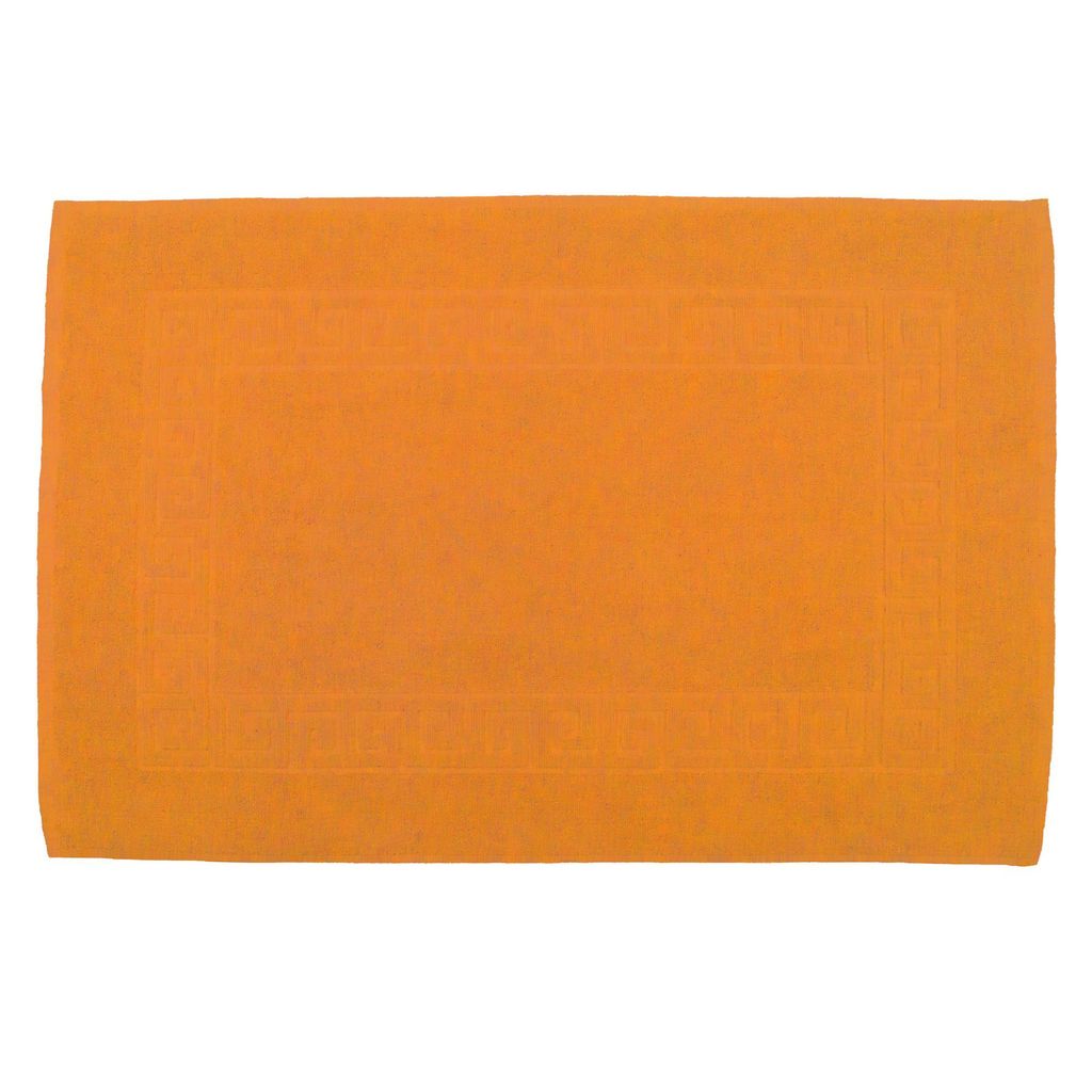Julie Julsen Badvorleger Duschvorleger Spirale Orange,60 x 100 cm