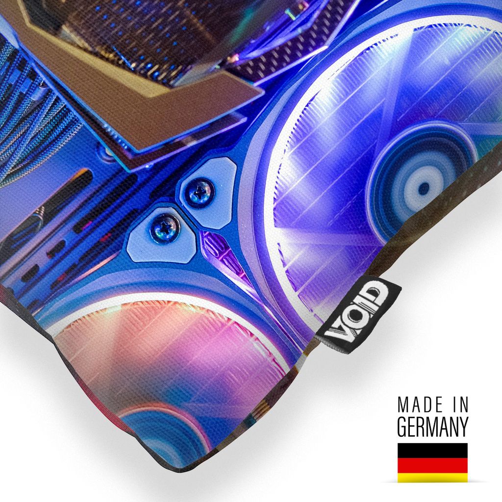 VOID Kois Kissenbezug 40x40cm - Wasserfester Outdoor Bezug | Mit Koiteich Motiv