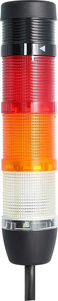 Tour de signalisation LED 3 couleurs 50mm avec buzzer intégré 24V