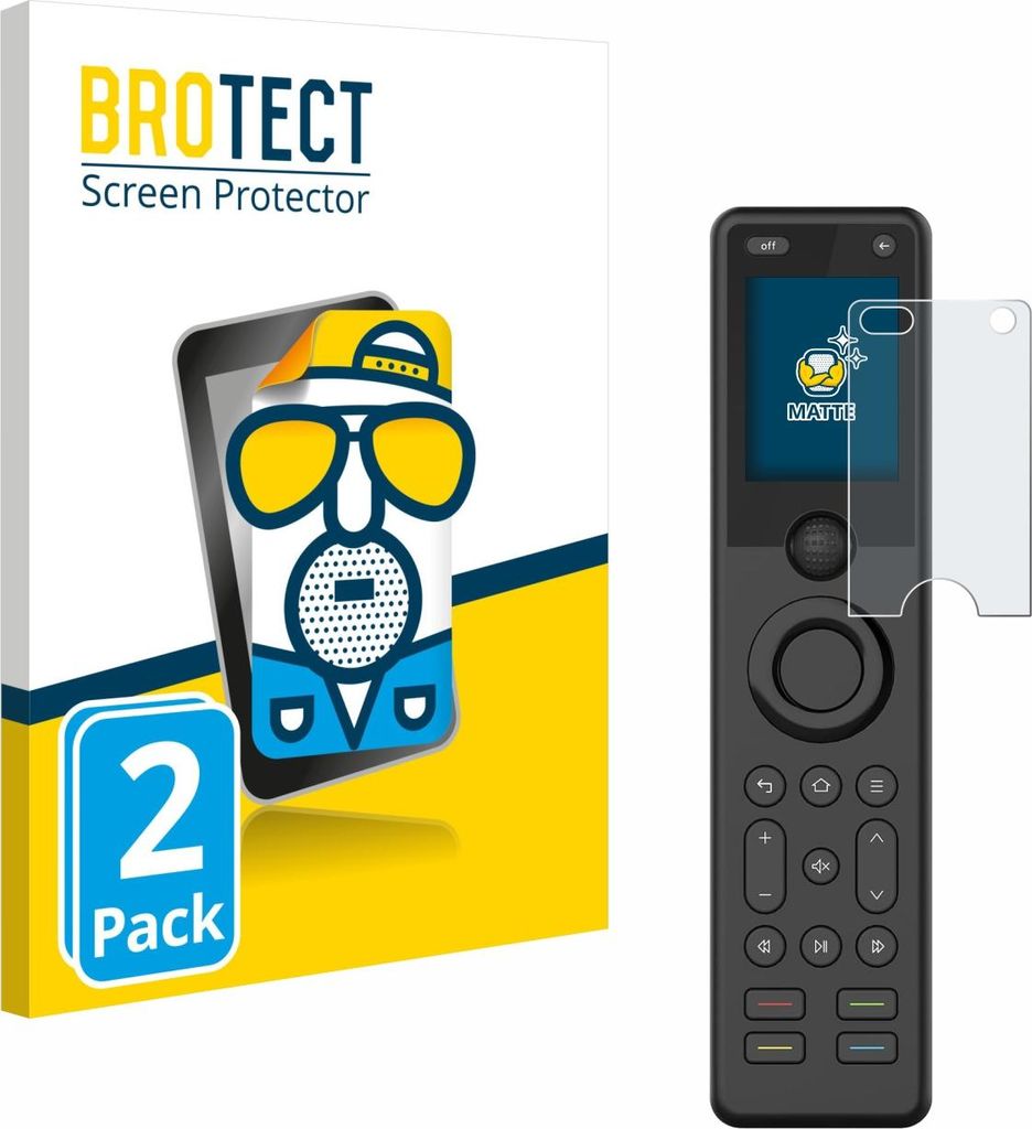 2x BROTECT Schutzfolie für Sofabaton X1S Displayschutz Displayschutzfolie Folie Matt Entspiegelungsfolie