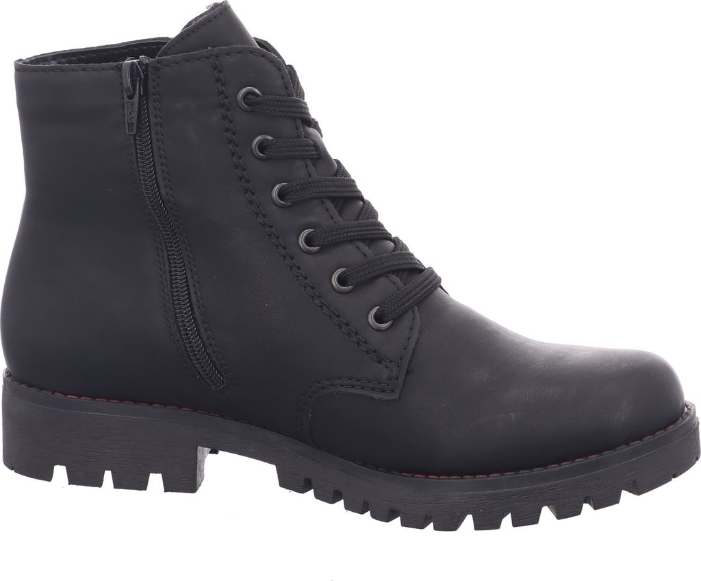 Rieker Schnürstiefel - Tiefschwarz Kunstleder Größe: 39 Produktbild 25
