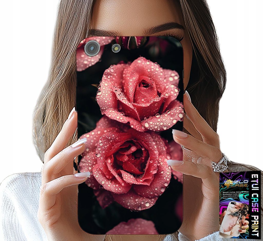 Etui Für Iphone 5 / 5S / 5C - Schöne Rosa Rosen, Florale Muster, Etui
