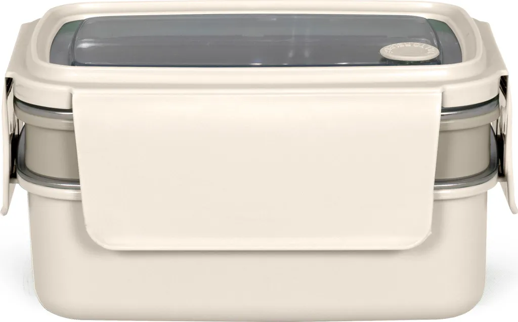 Lunch Box Termico 1L Beige Livoo MEN406C | Scaldavivande Doppia Sezione