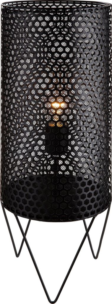 Gilde Tischleuchte, "Cage", Metall, schwarz, VE 1, H. 55 cm, D. 20 cm 50062 4063387500620