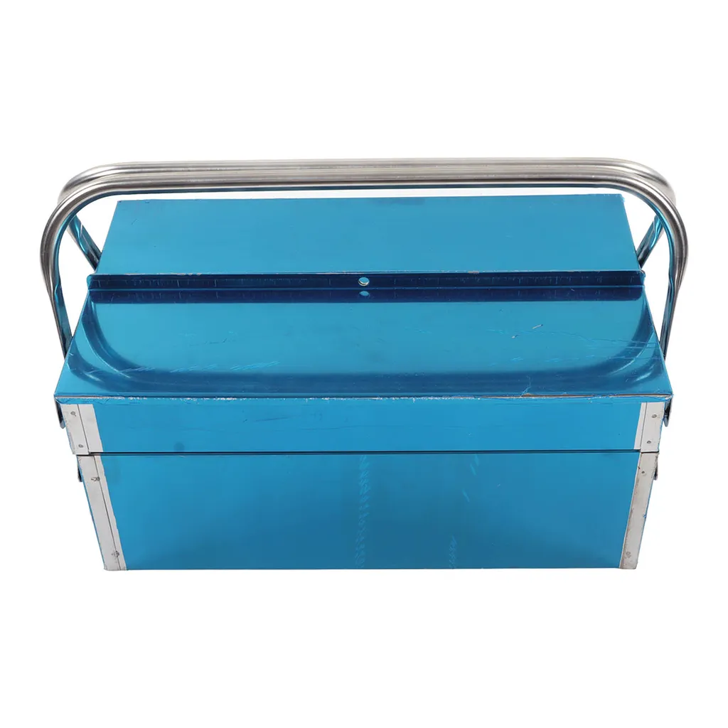Boîte à outils en acier inoxydable à 3 compartiments pliable série PRO - 3
