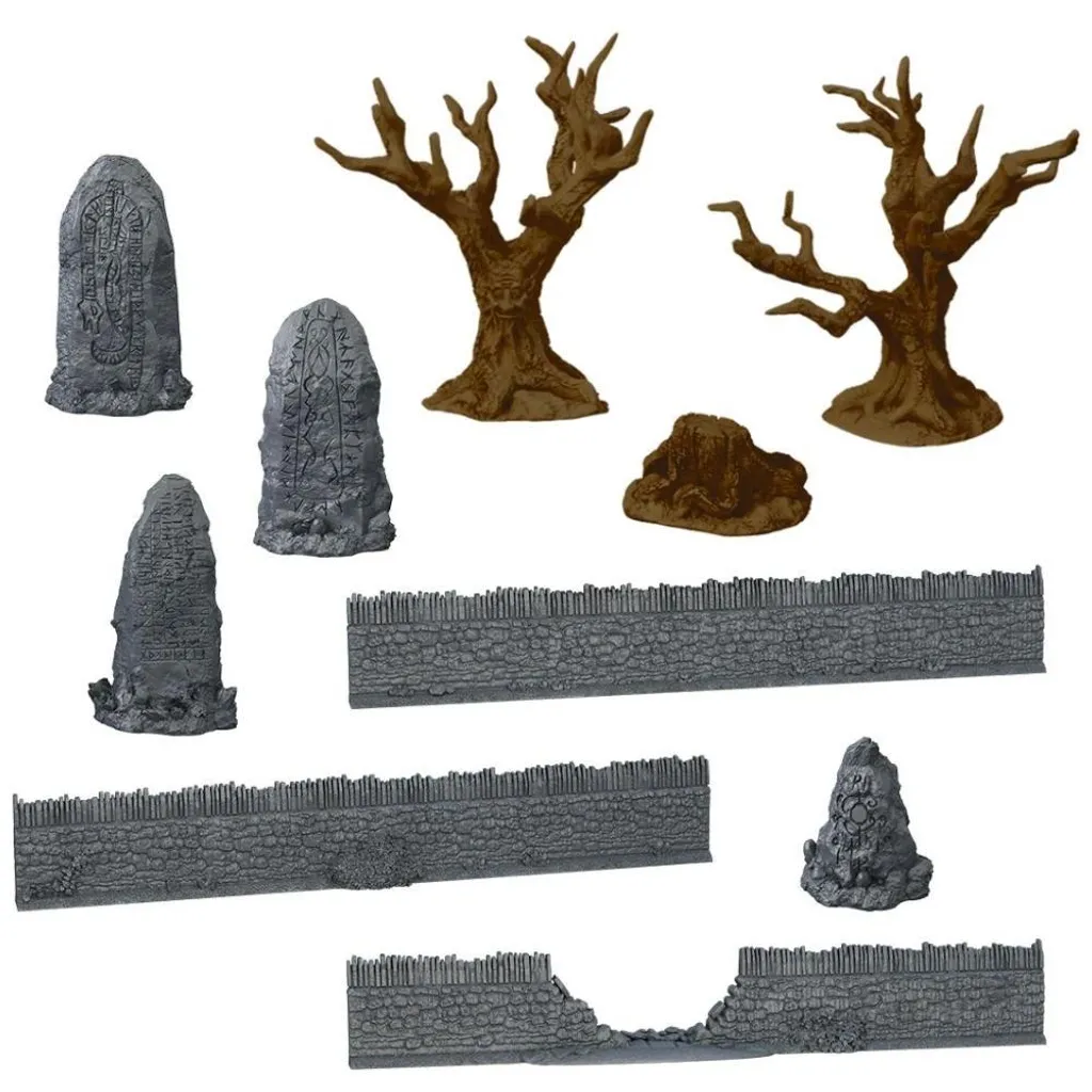 Plantes Exotiques TerrainCrate en Plastique pour Décors Fantasy 32mm