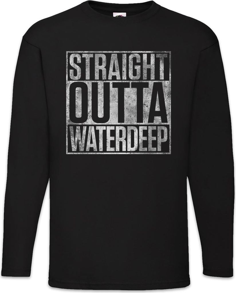 Urban Backwoods Straight Outta Waterdeep, Langarm T-Shirt, Produktbild 