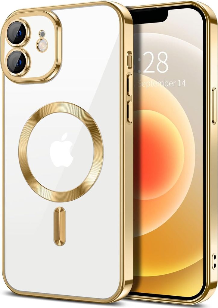 Magnetische Klar Hülle für iPhone 12, Kompatibel mit Produktbild 