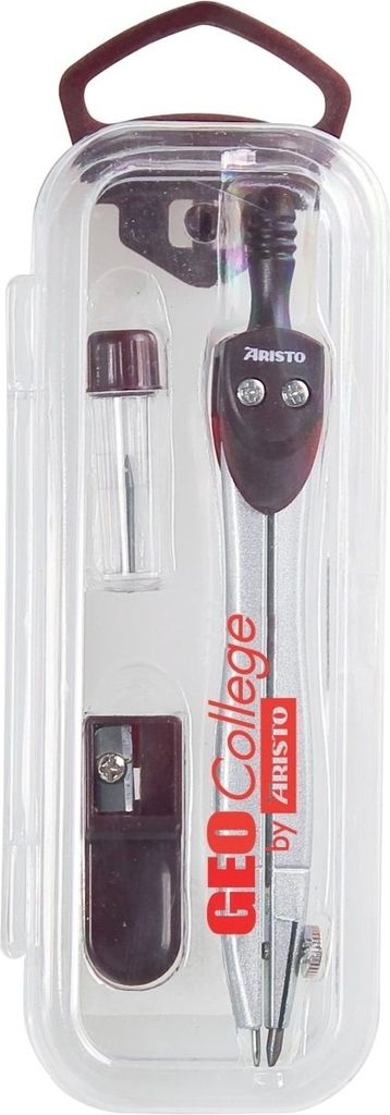 Einsatzzirkel Geocollege max. 240mm Länge: 115mm silber Packung mit 30 Stück