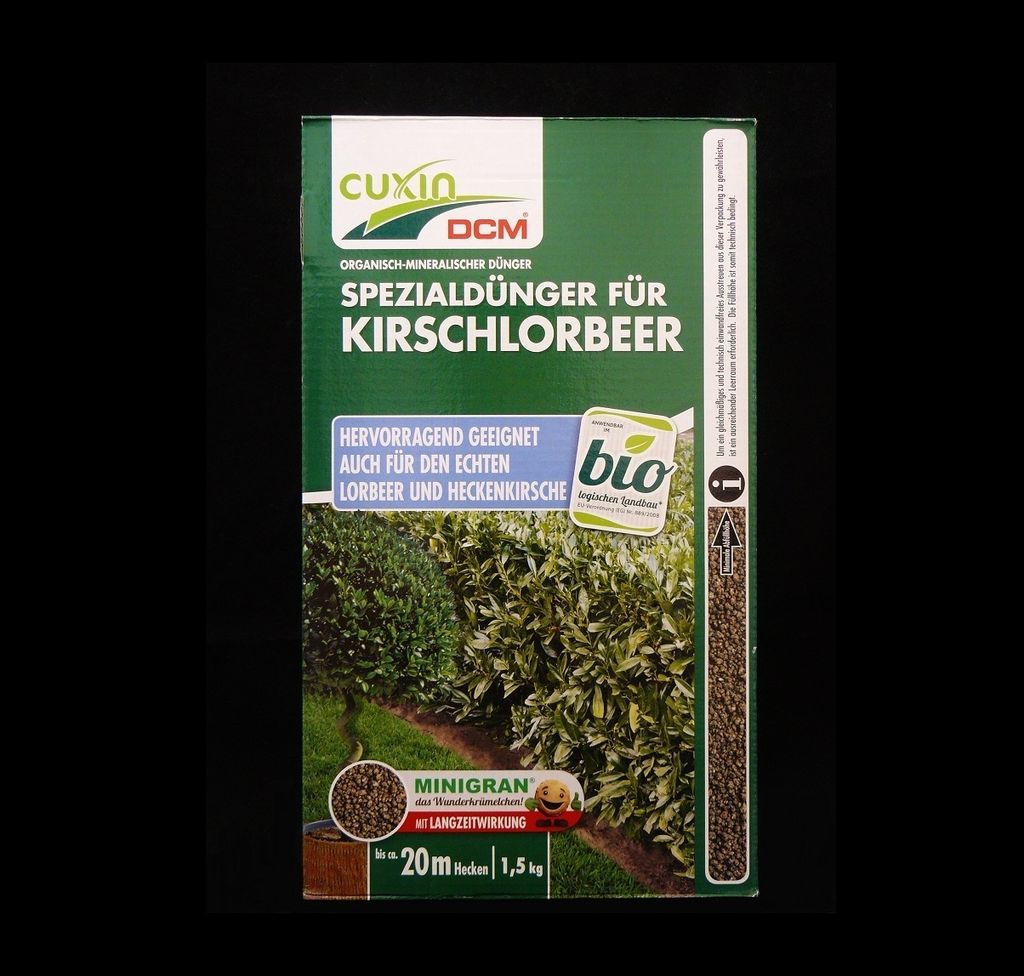 CUXIN DCM Kirschlorbeerdnger 1,5 kg