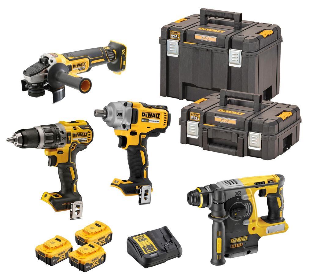 DEWALT Akku-Schlagbohrschrauber-Set 18V / 5Ah Produktbild 