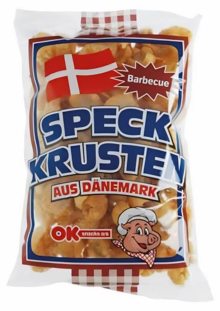 Speckkrusten aus Dänemark Barbecue BBQ Geschmack 150g Produktbild 