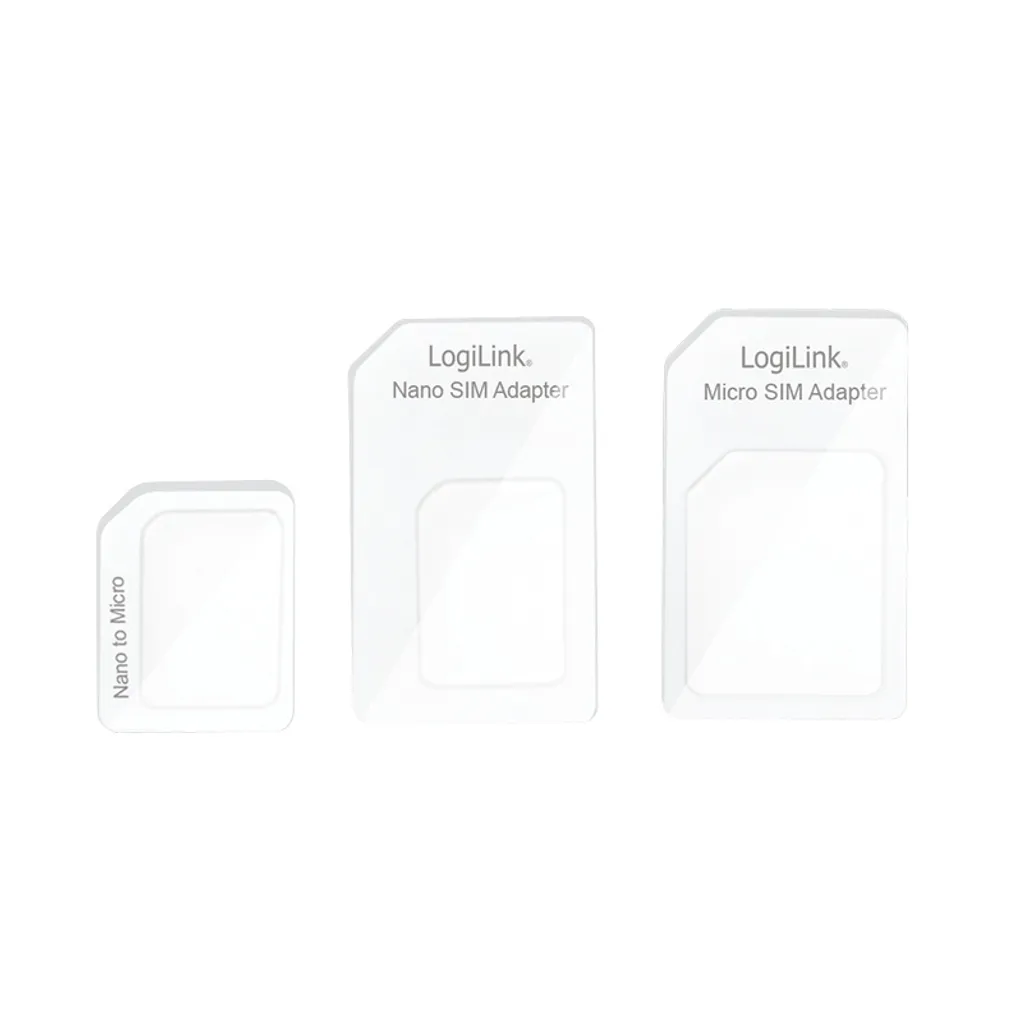 LogiLink AA0047 Kit Adattatori SIM per Smart Device e Smartphone