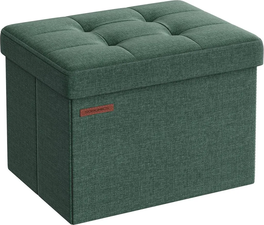 Sgabello Contenitore Verde Vintage - Seduta Comoda 130kg Antica Robustezza