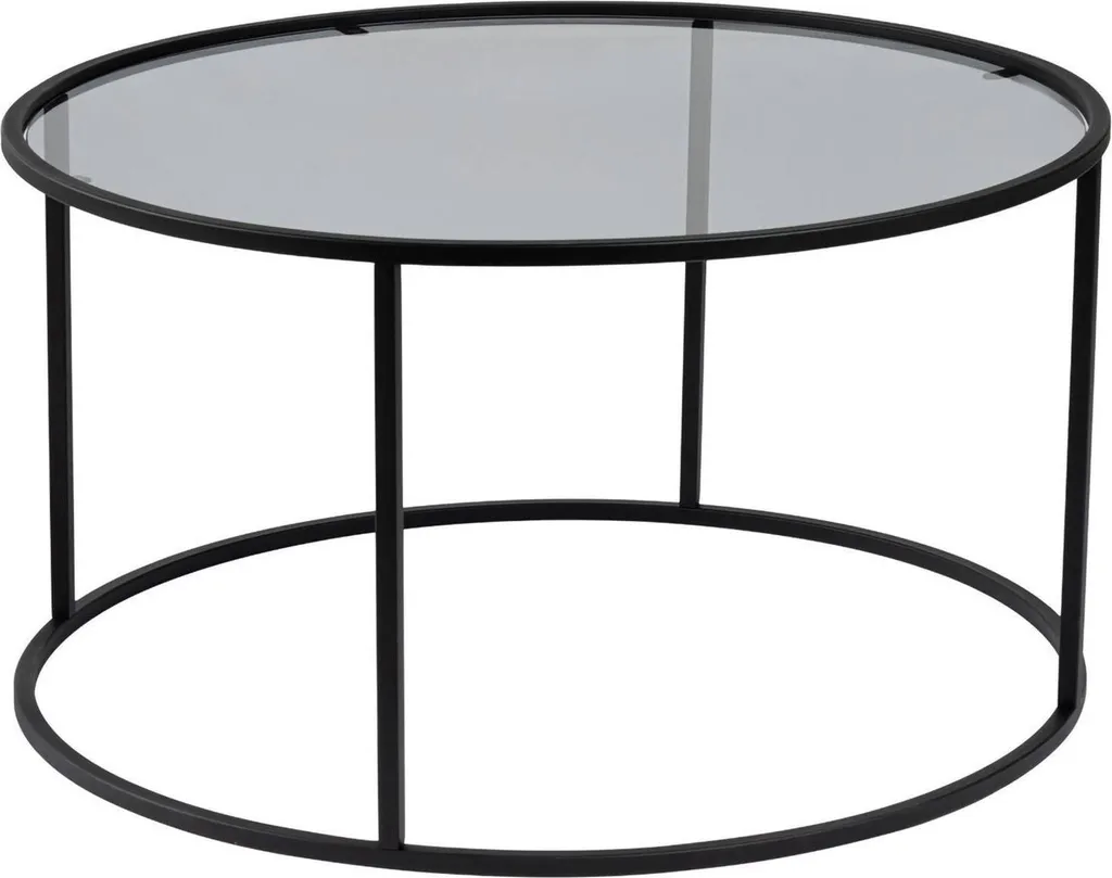 Table Basse Salon Carrée 80 cm Noire Idéale pour Ranger vos Revues