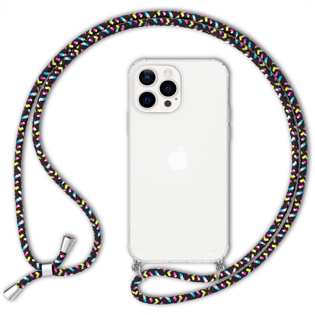 NALIA Handyhülle mit Kette für iPhone 13 Pro, Transparentes Produktbild 