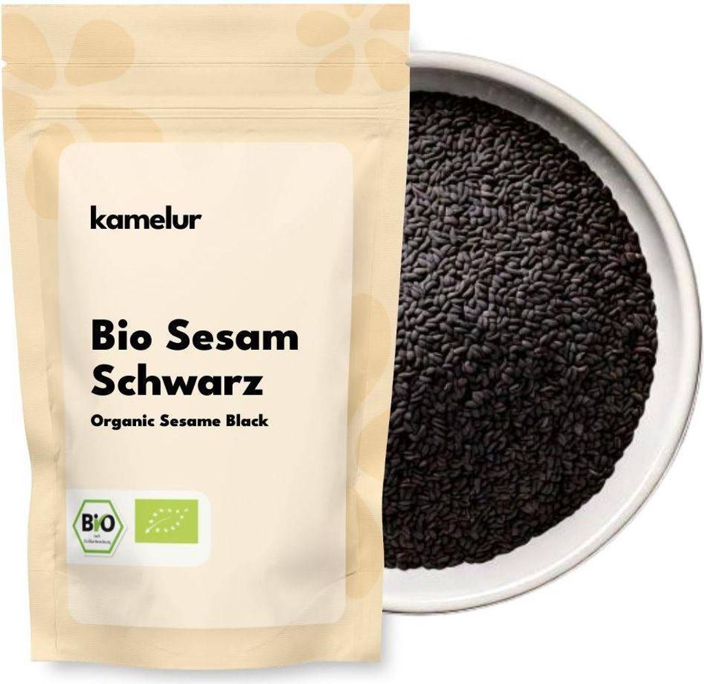 Kamelur Bio Sesam schwarz ungeschält 25 kg
