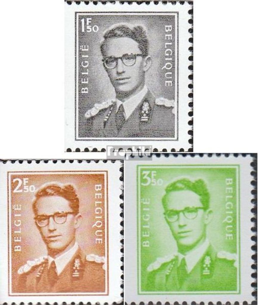 Briefmarken Belgien 1970 Mi 1621Dl-1623Dl (kompl.Ausg.) Produktbild 