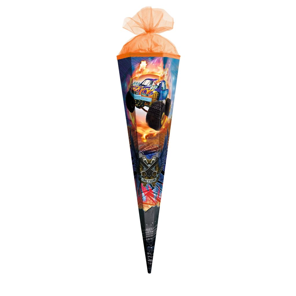 Monstertruck Fire, hranatý, tylový uzávěr, 50 cm Obrázek produktu 