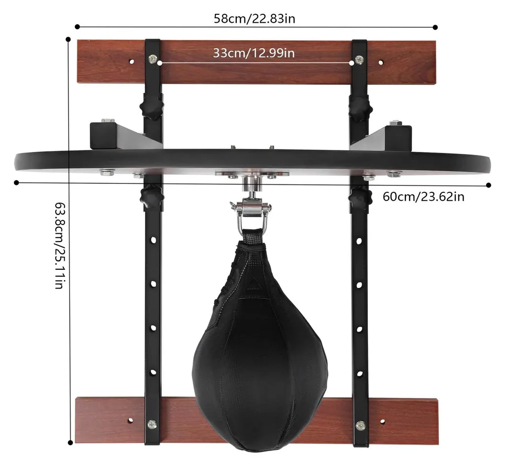 Kit fixation murale Speedbag pour boxe à domicile - Plateau Ø 60 cm