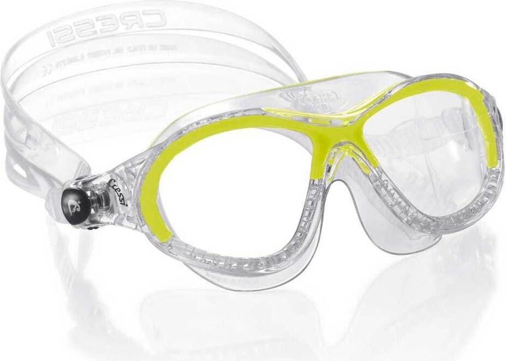 Cressi Cobra Junior Schwimmmaske Durchsichtig,Gelb Durchsichtig,Gelb One Size