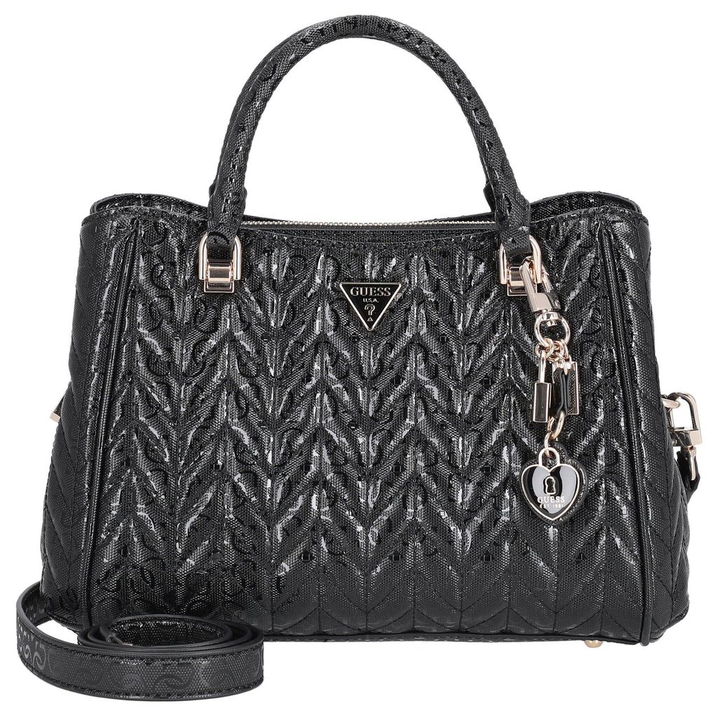 Guess GUESS Stacey Satchel Tasche Schwarz Produktbild 