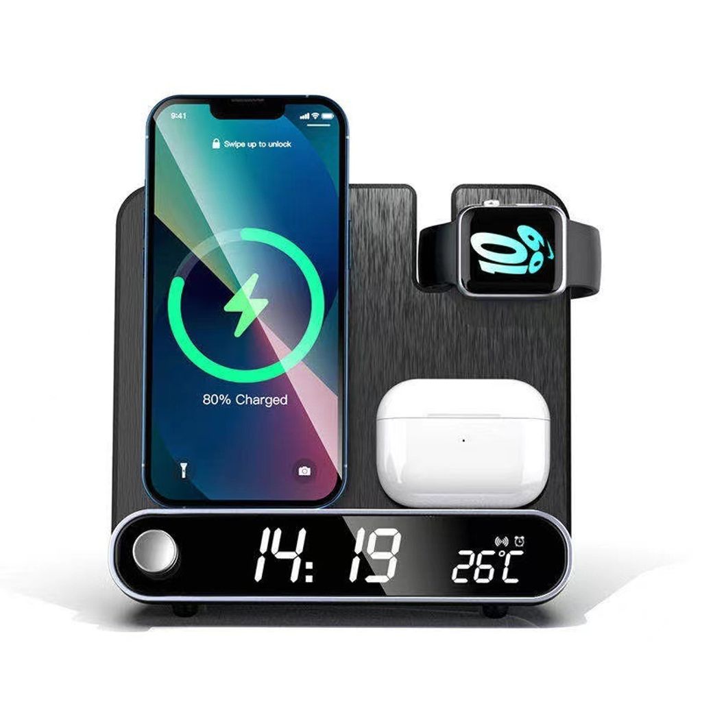3 in 1 Wireless Charger Dock Ladestation Ständer für iPhone14/Pro/Max/Watch