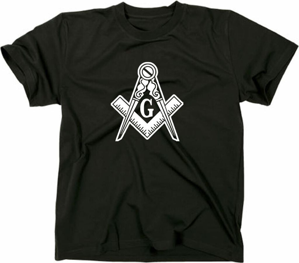 Styletex23 T-Shirt Freemason Freimaurer Logo, schwarz, XXL