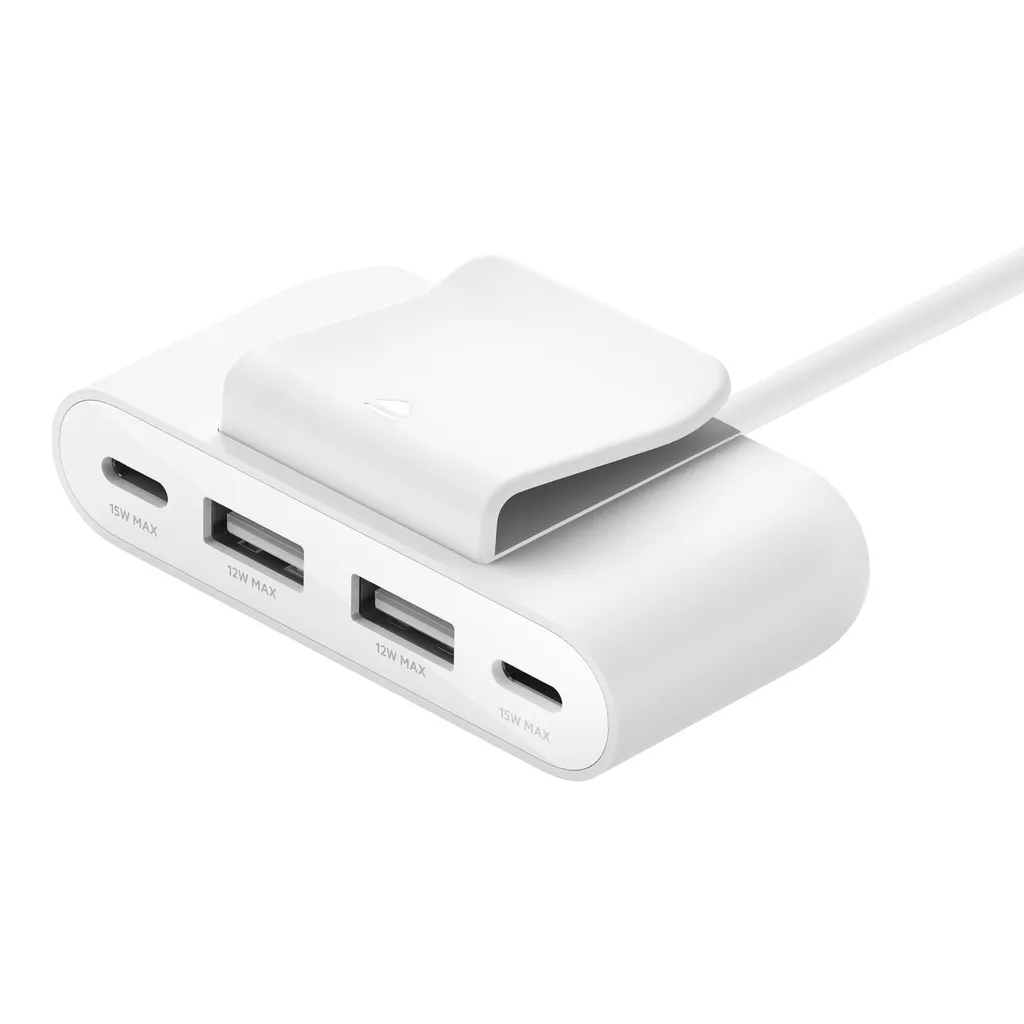 Hub USB Belkin 2x USB-C 2x USB-A Solution pour Manque de Ports 2m