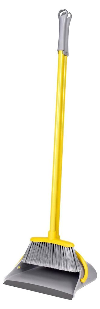 Klapp-Kehrgarnitur mit Handfeger und Schaufel, ergonomisches Design