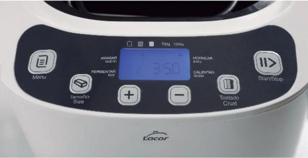 Machine à pain automatique Lacor 1kg avec programmes de cuisson
