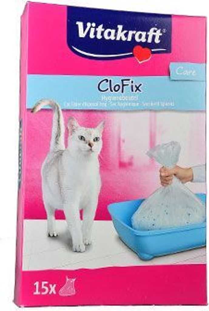 Náhr.sáčky do Wc pro kočky CloFix 15ks Obrázek produktu 
