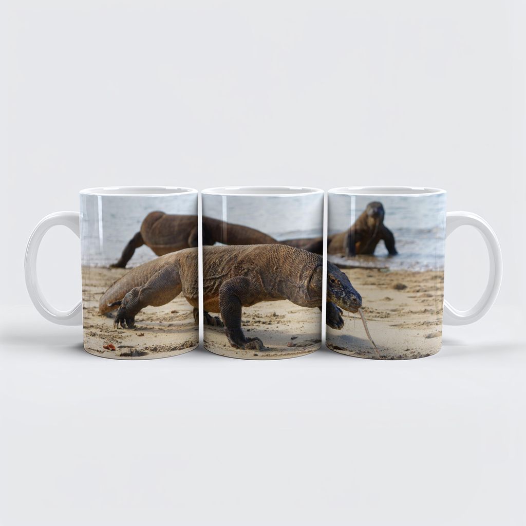 raxxa Premium-Tasse "Komodo-Warane"