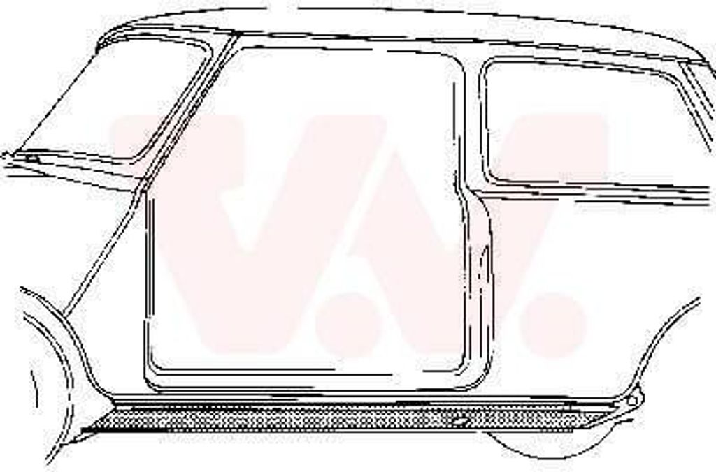VAN WEZEL Karosserieboden 0201.10 Rechts für ROVER MINI