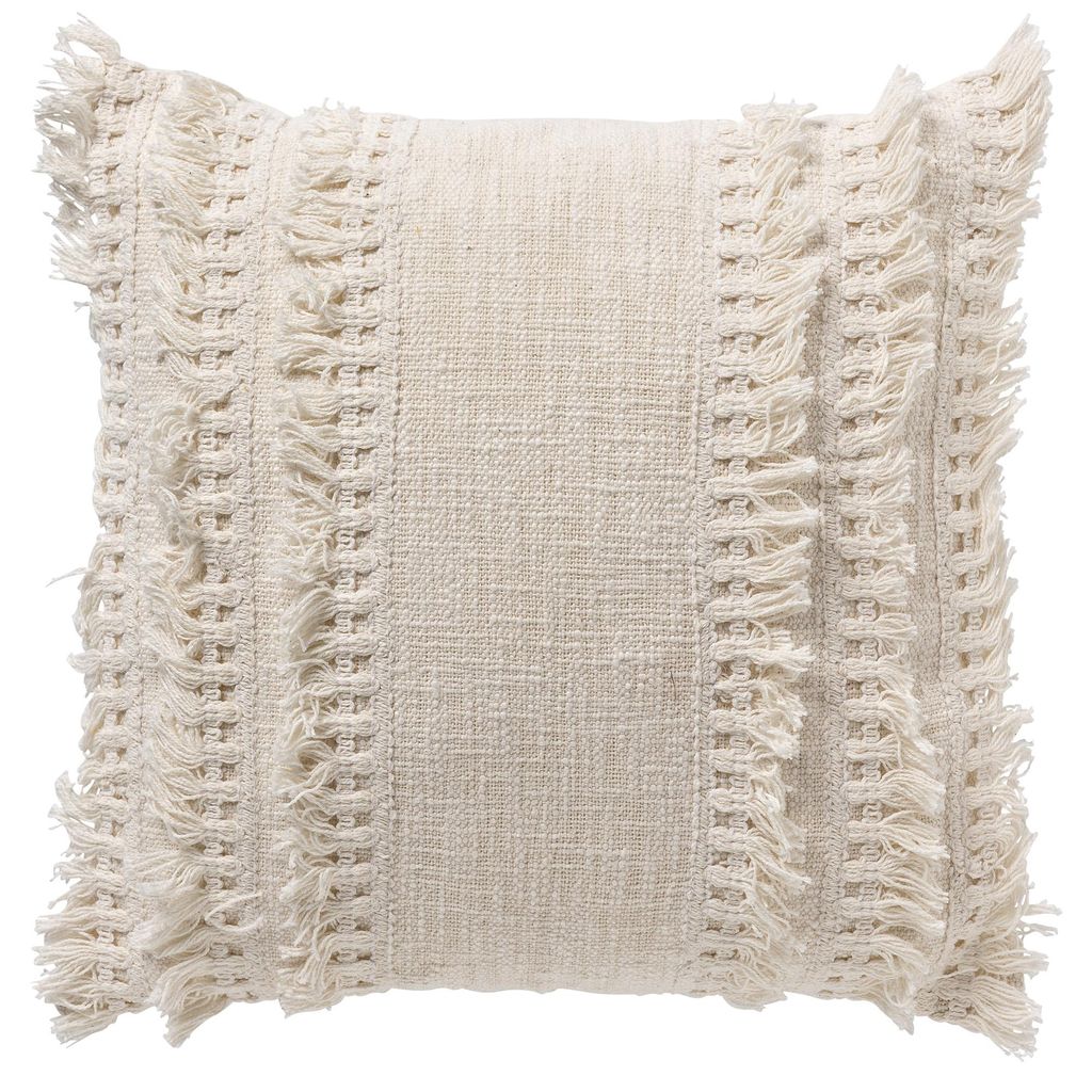 Dutch Decor Dekokissen Fara 45x45 cm Weiß Produktbild 