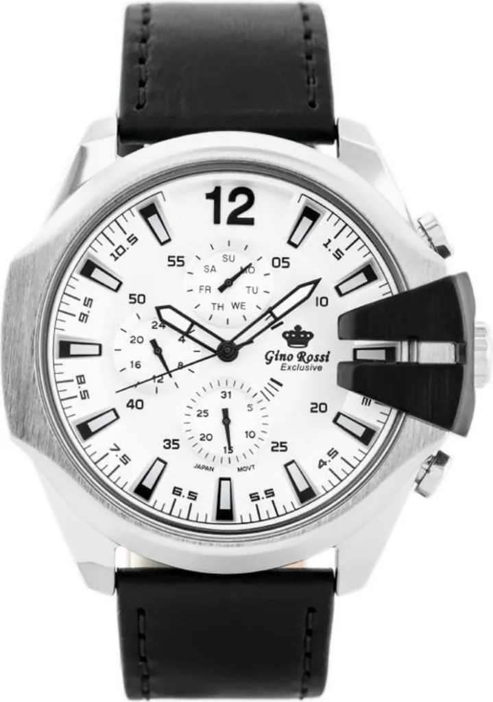 Montre G. Rossi TY115540 - Montre Homme en Acier Inoxydable Argenté