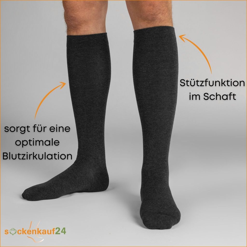 2 I 4 Paar Stützstrümpfe Reisestrümpfe Kompressionsstrümpfe Produktbild 2
