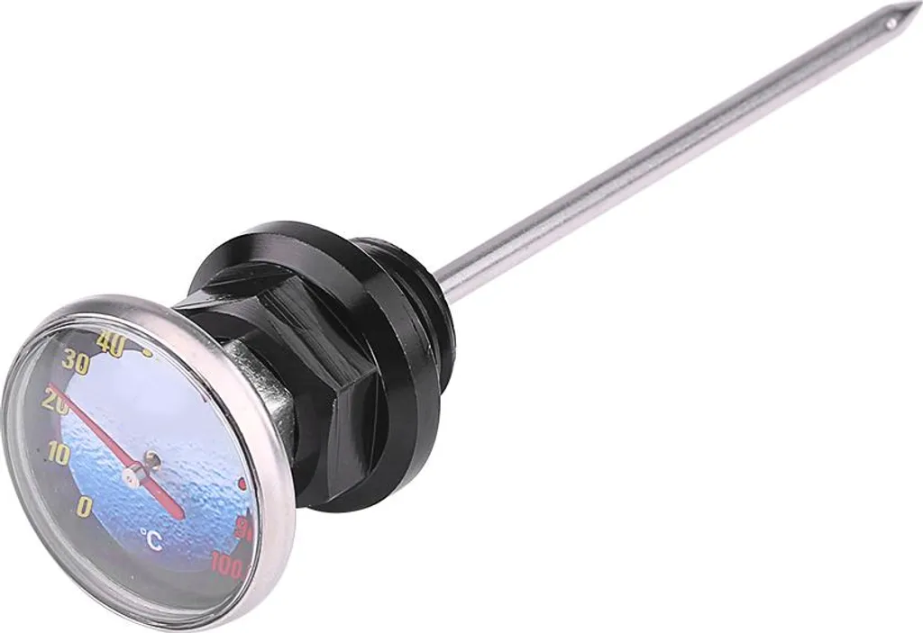 Lega di alluminio moto olio temperatura astina per 125cc motocross moto nero