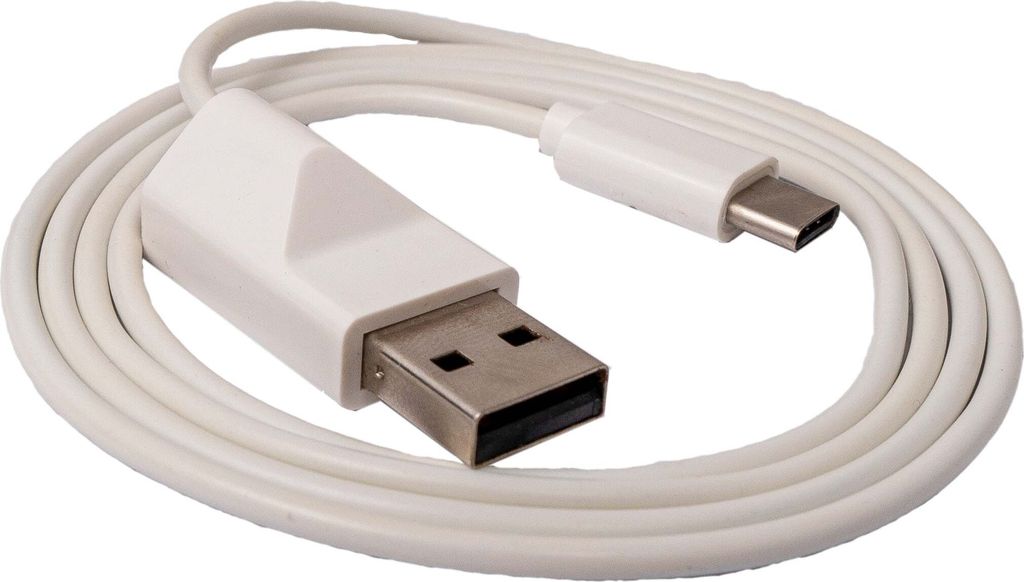 2in1 USB 3.1 Kabel 50 cm Typ C Stecker & 2.0 A Buchse zu A Stecker Adapter Weiß