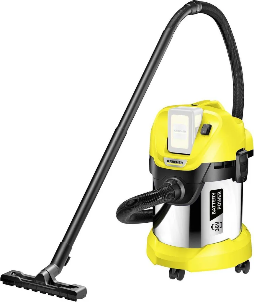 Aspirateur eau et poussière Kärcher WD 3 Batterie Premium sans fil