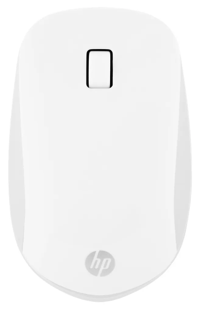 Souris HP 410 Slim sans fil blanche - Design fin et clic silencieux 3 bts