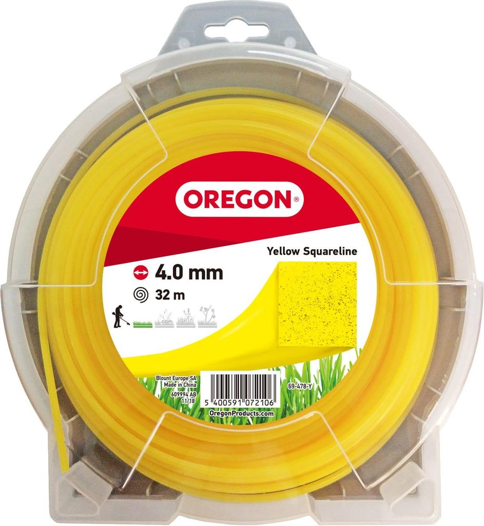 Oregon Gelber Freischneidefaden quadratisch Yellow Produktbild 