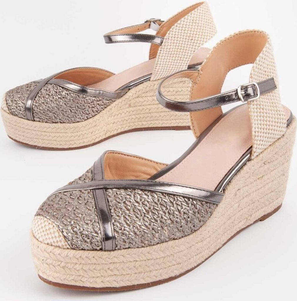 Montevita Wedge Sparto Balenci9 Gris Immagine del prodotto 