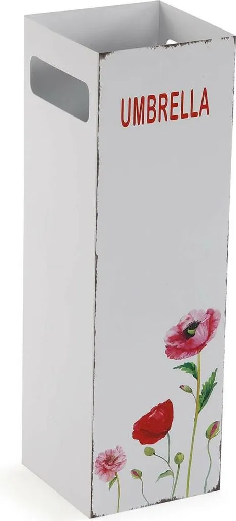Porte-parapluie original en métal rouge pour une décoration moderne